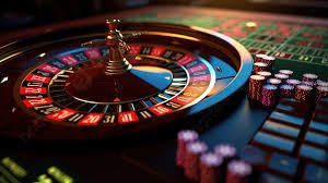 Dealer profesional di studio spinbet memposisikan chip di meja roulette